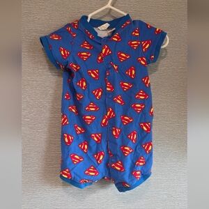 H&M Superhero Kids Costume - Blue with Red and Yellow Accents
